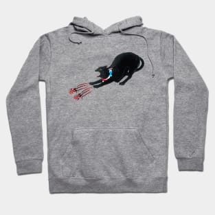 Black Cat Hissing Hoodie